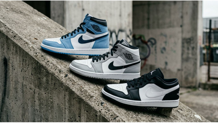 Гайд по выбору Air Jordan 1: подробное сравнение версий High, Mid и Low
