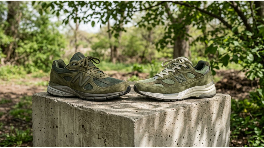 New Balance Made in USA Spring 2026: подробный обзор новинок 990v4 и 992 в оливковых тонах New Balance Made in USA Spring 2026: подробный обзор новинок 990v4 и 992 в оливковых тонах