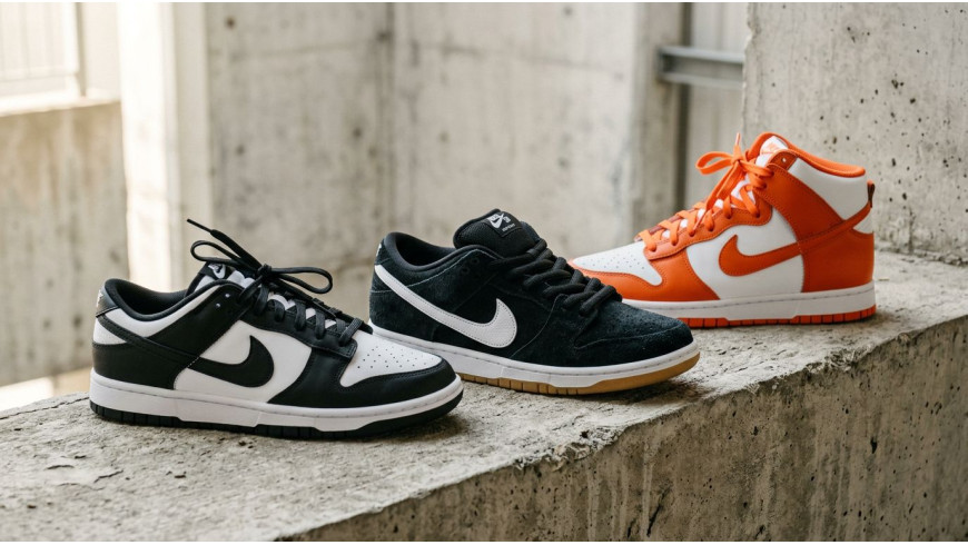 Nike Dunk High vs Low vs SB: Три высоты и три разных характера легенды Nike Dunk High vs Low vs SB: Три высоты и три разных характера легенды