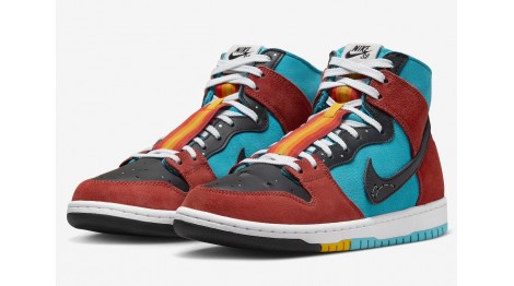 Скейтбордистка Ди'Орр Гринвуд X NIKE SB DUNK HIGH 