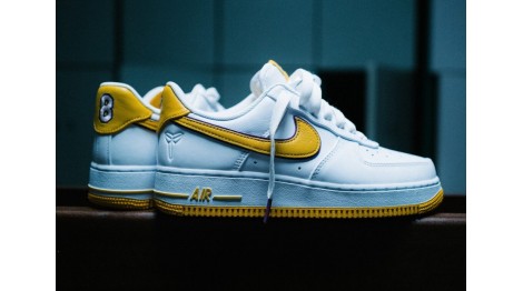 KOBE BRYANT X NIKE AIR FORCE 1 LOW “WHITE/VARSITY MAIZE”