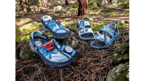 BUSCH LIGHT X CROCS COLLECTION для активного летнего отдыха.