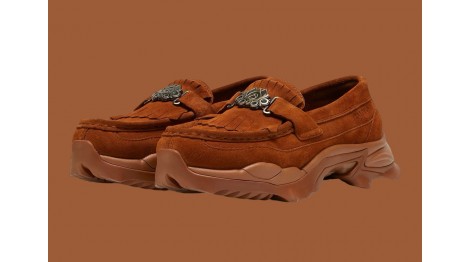 Лоферы-кроссовки от PALOMO X PUMA NITEFOX LOAFER “TEAK” 