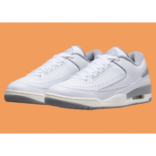 AIR JORDAN 2/3 “WHITE/CEMENT GREY” объединение культового стиля Air Jordan 2 и Air Jordan 3