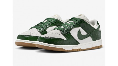 NIKE DUNK LOW “GREEN OSTRICH” новая коллекция специально для женщин.