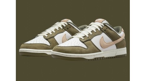 NIKE DUNK LOW “MEDIUM OLIVE” изысканный вариант классического силуэта.