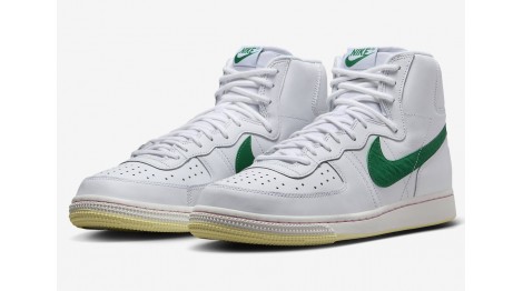 NIKE TERMINATOR HIGH “WHITE/MALACHITE” возвращают нас к истории кроссовок на современный лад.