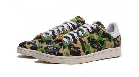 BAPE X ADIDAS STAN SMITH “ABC CAMO” третий совместный выпуск!!!