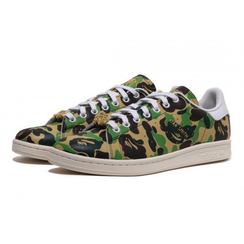 BAPE X ADIDAS STAN SMITH “ABC CAMO” третий совместный выпуск!!!