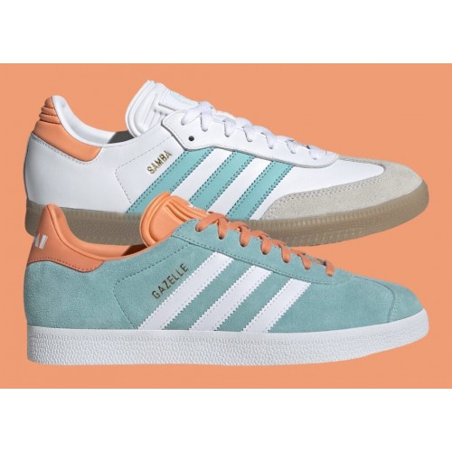 INTER MIAMI X ADIDAS SAMBA & GAZELLE PACK динамичный дух жизни Майами.