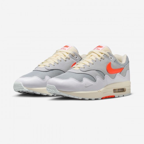 Patta x Nike Air Max 1 Waves White-Hyper Crimson
