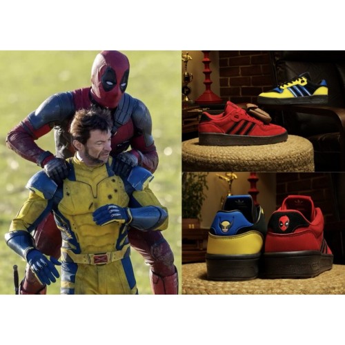 Встреча двух легендарных супергероев MARVEL X ADIDAS “DEADPOOL & WOLVERINE”