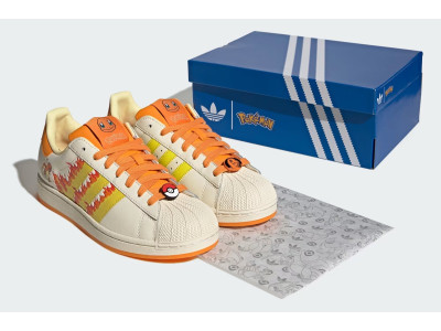 Pokémon x adidas Superstar “Charmander”