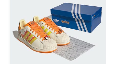 Pokémon x adidas Superstar “Charmander”