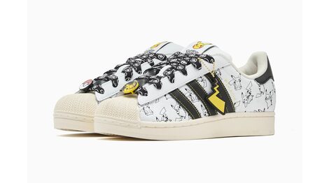 Pokémon x adidas Superstar “Pikachu White”