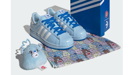 Care Bears x adidas Superstar II “Grumpy Bear”