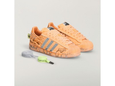 Hellstar x adidas Superstar Hazy Orange