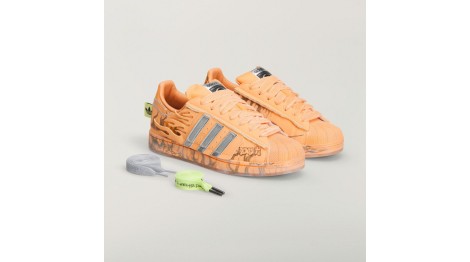 Hellstar x adidas Superstar Hazy Orange