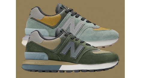 STONE ISLAND X NEW BALANCE 574 LEGACY PACK отражение лета!