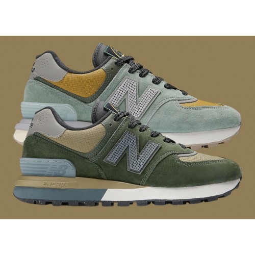 STONE ISLAND X NEW BALANCE 574 LEGACY PACK отражение лета!