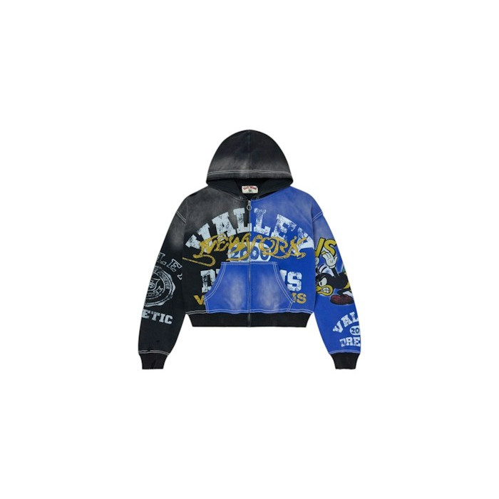 Худи Vale Forever Bipolar Big Zip Up Hoodie Grey Худи Vale Forever Bipolar Big Zip Up Hoodie Grey