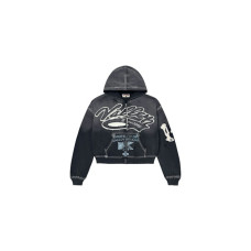 Vale Forever Religion Zip Up Top Black