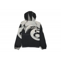 Stussy 8 Ball Beach Shell Jacket Grayscale