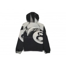Stussy 8 Ball Beach Shell Jacket Grayscale