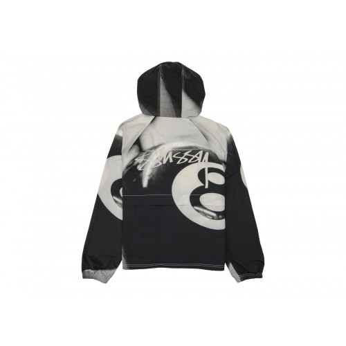 Оригинальный шмот Stussy 8 Ball Beach Shell Jacket Grayscale - 70см
