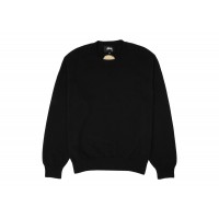 Stussy Bent Crown Knit Sweater Black