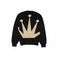 Stussy Bent Crown Knit Sweater Black