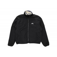Stussy Dragon Sherpa Jacket Natural