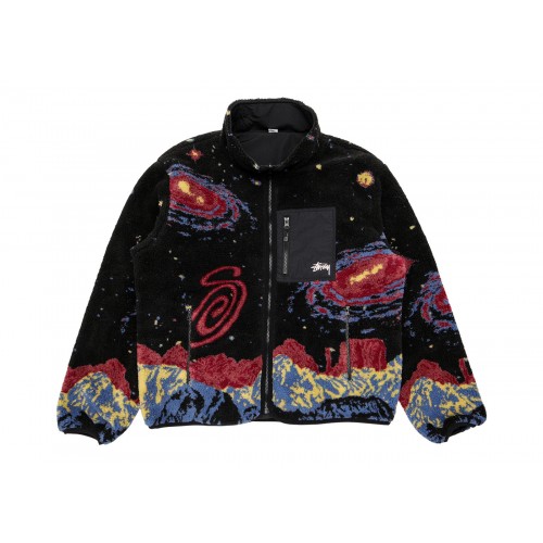 Оригинальный шмот Stussy Cosmos Reversible Jacket Black/Multi - 70см
