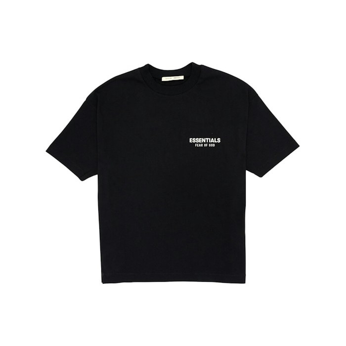 Футболка Fear of God Essentials Classic Short Sleeve Tee Jet Black Футболка Fear of God Essentials Classic Short Sleeve Tee Jet Black