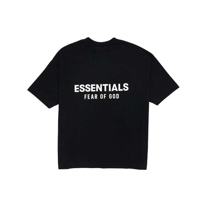 Футболка Fear of God Essentials Classic Short Sleeve Tee Jet Black Футболка Fear of God Essentials Classic Short Sleeve Tee Jet Black