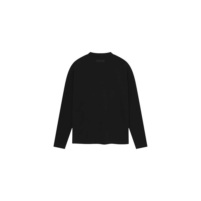 Лонгслив Fear of God Essentials Classic Long Sleeve Tee (SS26) Vintage Black/White Лонгслив Fear of God Essentials Classic Long Sleeve Tee (SS26) Vintage Black/White
