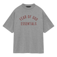 Fear of God Essentials Jersey Crewneck Tee Dark Heather