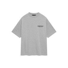 Fear of God Essentials Jersey Crewneck T-Shirt Light Heather Gray