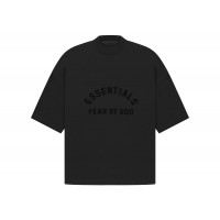 Fear of God Essentials Arch Logo Tee Jet Black