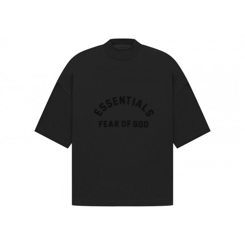 Оригинальный шмот Fear of God Essentials Arch Logo Tee Jet Black