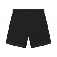 Fear of God Essentials Cream Drawstring Sweatshort Jet Black