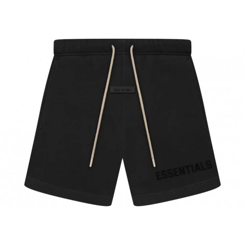 Оригинальный шмот Fear of God Essentials Cream Drawstring Sweatshort Jet Black