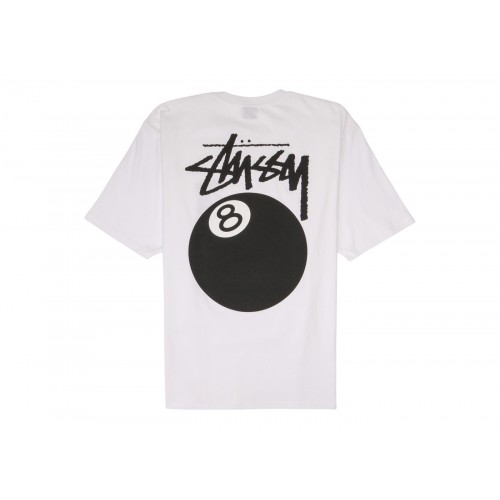Оригинальный шмот Stussy 8 Ball Tee (SS22) White - 70см