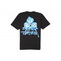 Stussy Melted Tee Black