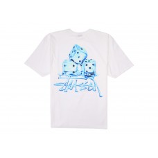 Stussy Melted Tee White