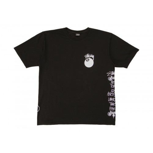 Оригинальный шмот Stussy Test Strike Pigment Dyed Tee Black - 70см