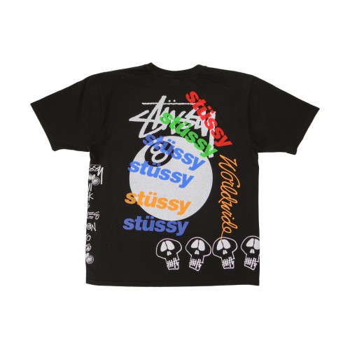 Оригинальный шмот Stussy Test Strike Pigment Dyed Tee Black - 70см