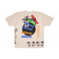Stussy Test Strike Pigment Dyed Tee Natural