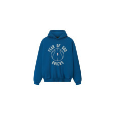 Fear of God Essentials Knicks x Barkley Hendricks 90s Hoodie Faded Blue