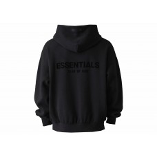 Fear of God Essentials Pullover Chest Logo Hoodie Stretch Limo/Black